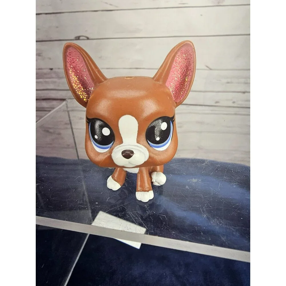 LPS Littlest Pet Shop Authentic Roxie‎ McTerrier Glitter Dog 2-92 Terrier Corgi